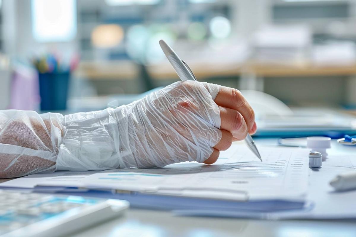 Peut on travailler avec une algodystrophie de la main ?
